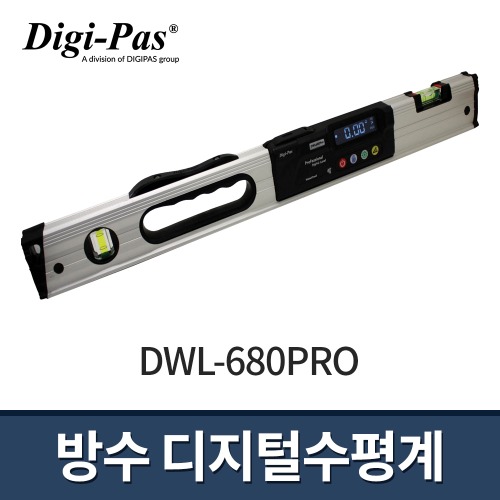 [디지파스] 디지털수평계 DWL-680PRO / 방수 수평기 경사계