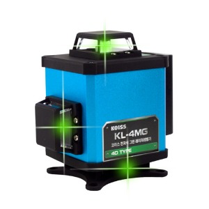 [코이스] 4D그린레이저레벨기 KL-4MG / 6배밝기 배터리포함