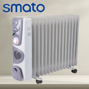 스마토 라디에이터 15핀 송풍기능 RAD-15TF 과열방지 온도조절 타이머기능 이동식바퀴